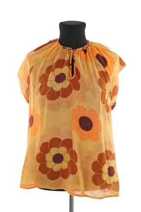 Blouses Antik Batik  Camel