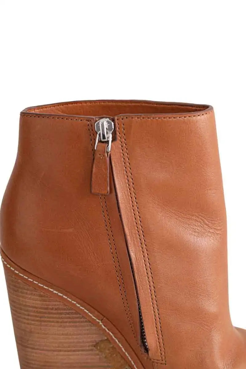 Bottes à talons Marc By Marc Jacobs Camel en Cuir