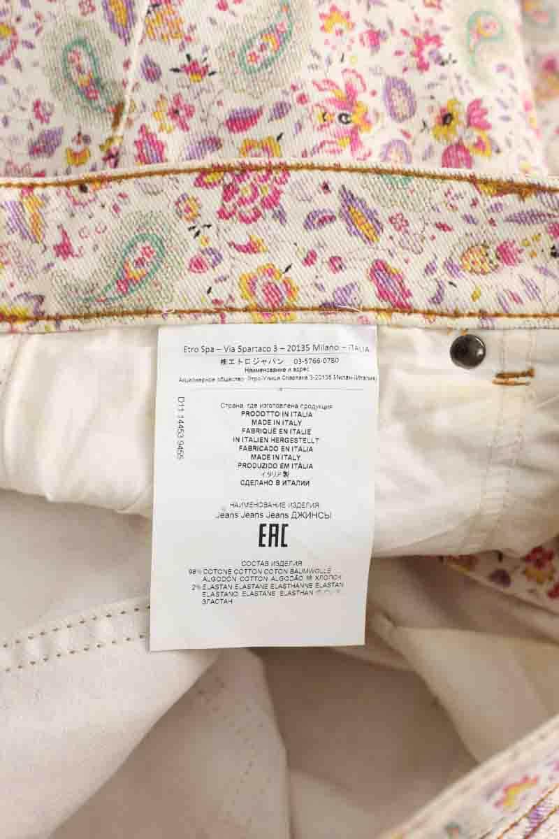 Jean droit Etro  Multicolore