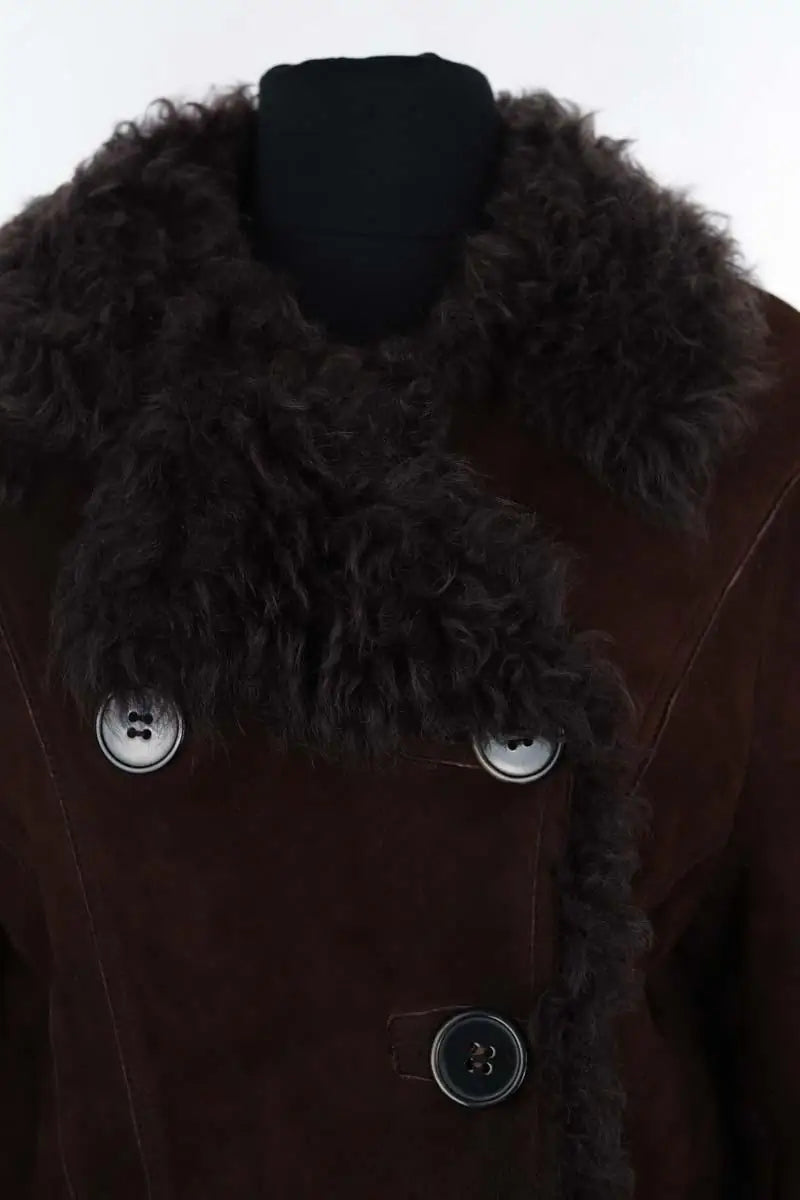 Peau Lainée Kenzo Marron en Cuir