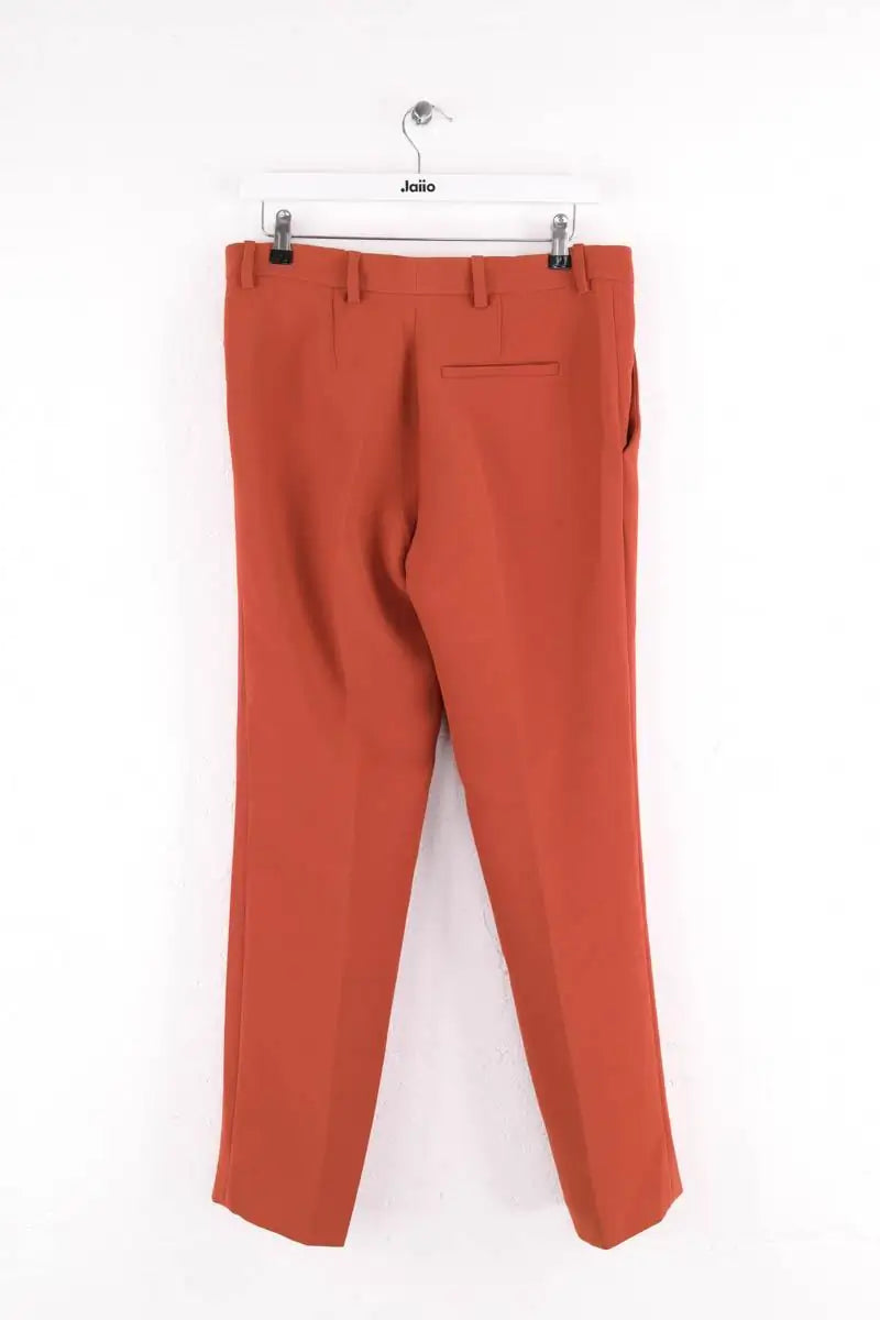 Pantalon droit Vanessa Bruno Orange en Synthétique