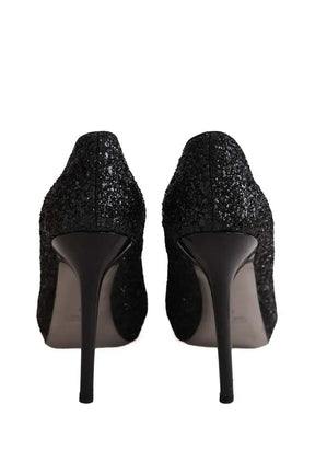 Talons Jimmy Choo Noir en Paillettes