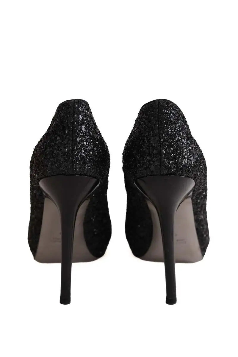 Talons Jimmy Choo Noir en Paillettes
