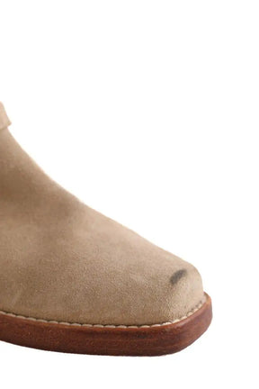 Boots RE/DONE Beige en Daim