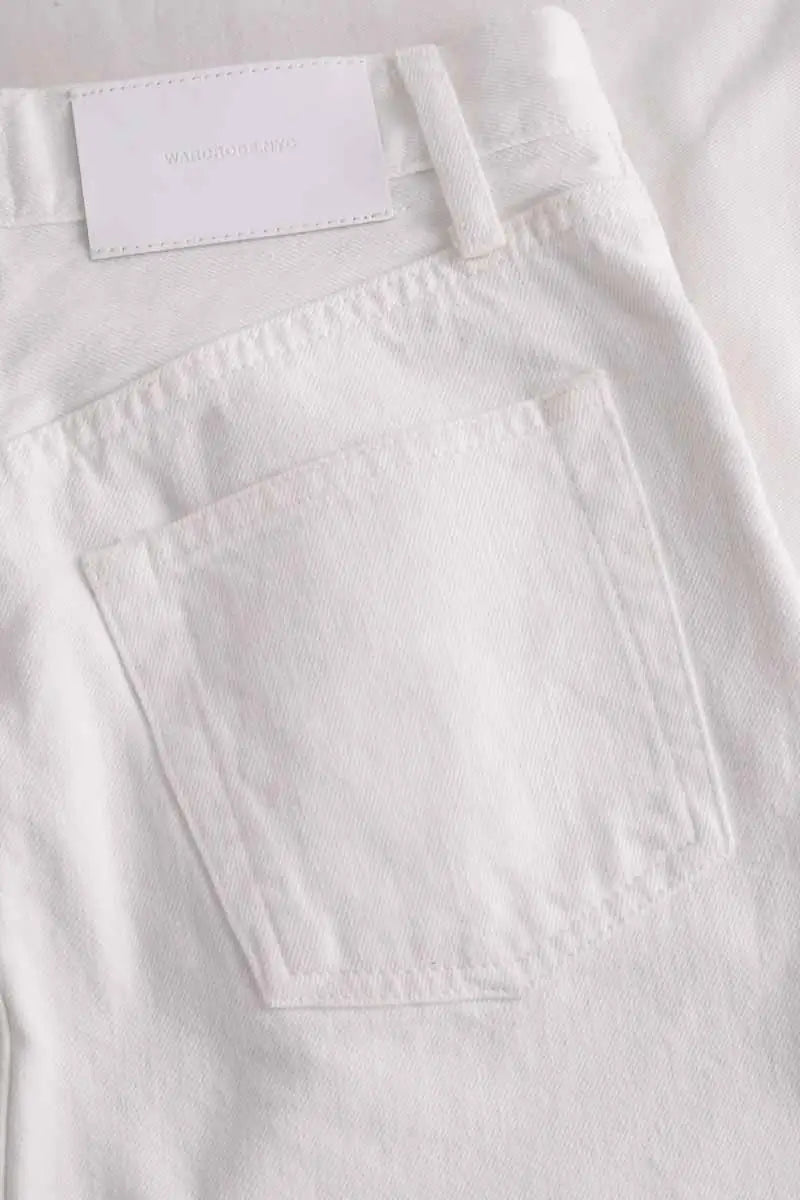 Mini jupe WARDROBE.NYC Blanc en Coton