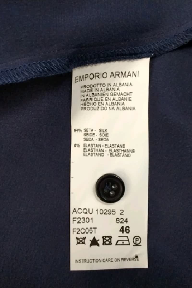 Chemises Armani  Bleu