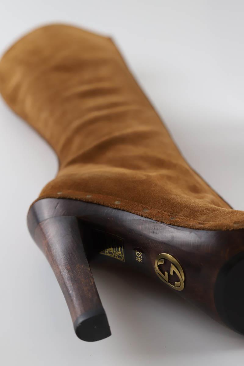 Bottes Gucci  Marron