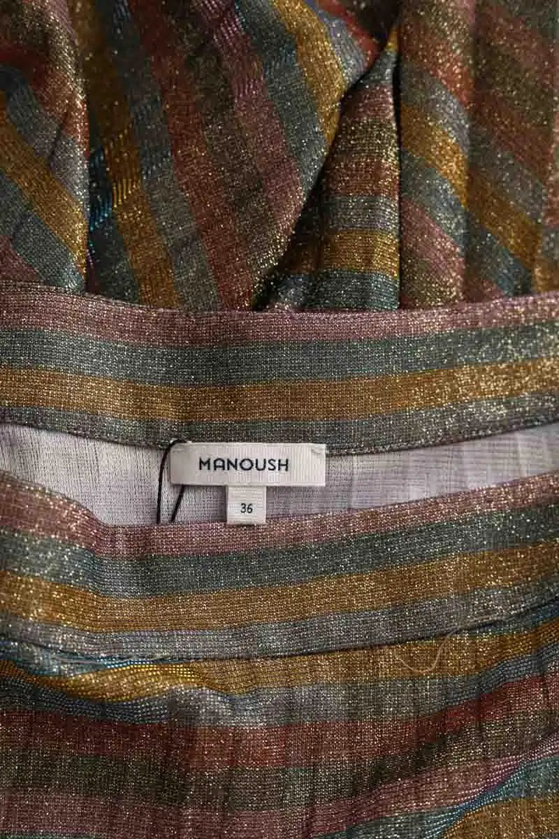 Jupe Manoush Multicolore en Coton