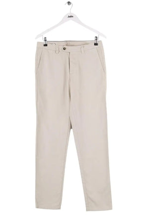 Pantalon droit Ami Beige en Coton, taille S - Seconde Main