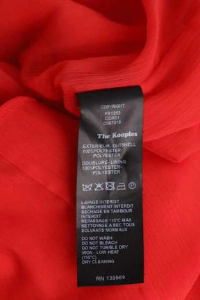 Robe The Kooples Rouge en Synthétique