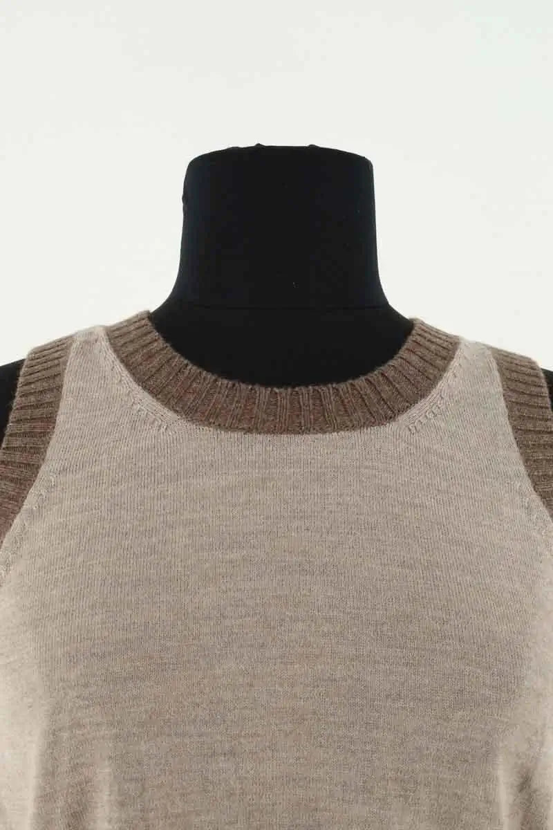 Top Officine Générale Beige en Laine