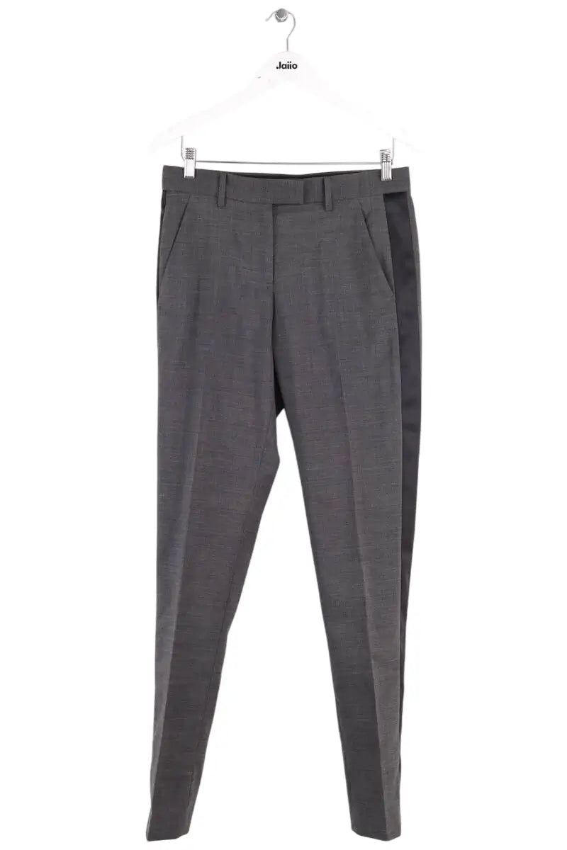 Pantalon droit Sacai Anthracite en Laine, taille L - Seconde Main