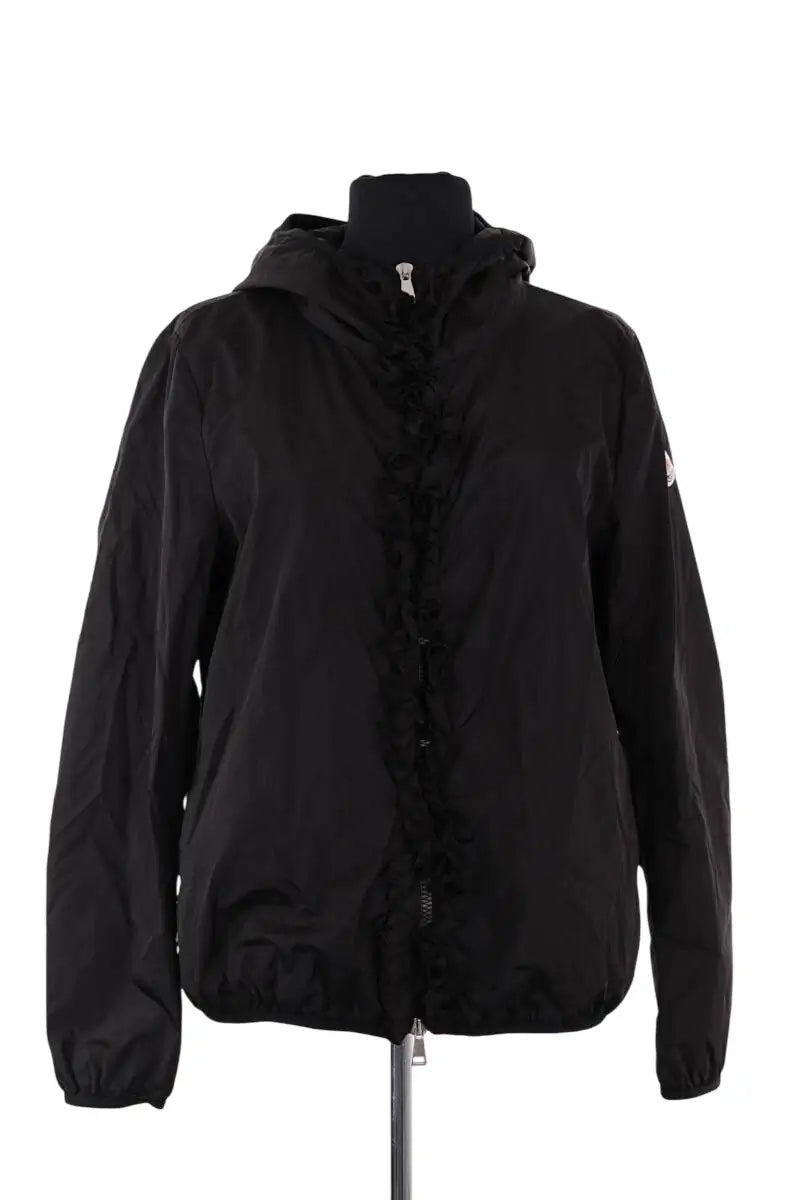Veste Moncler Noir en Synthétique, taille XS - Seconde Main