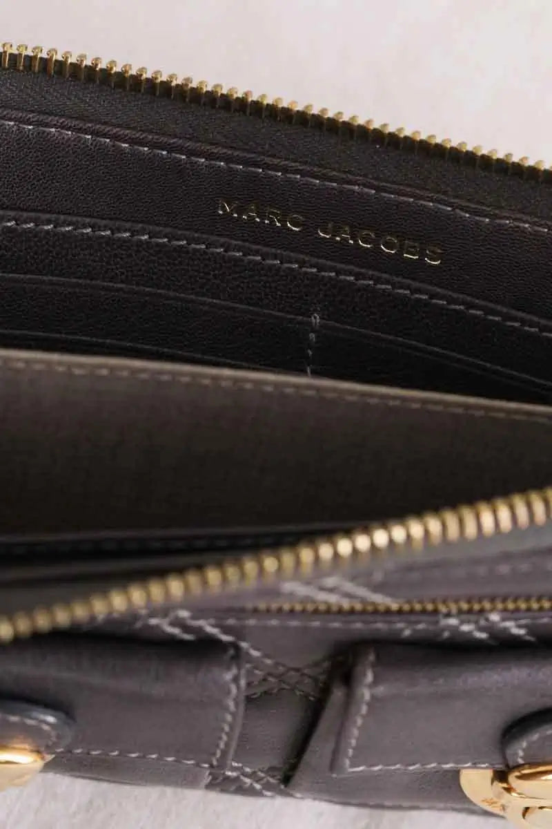 Porte-monnaie Marc Jacobs Gris en Cuir