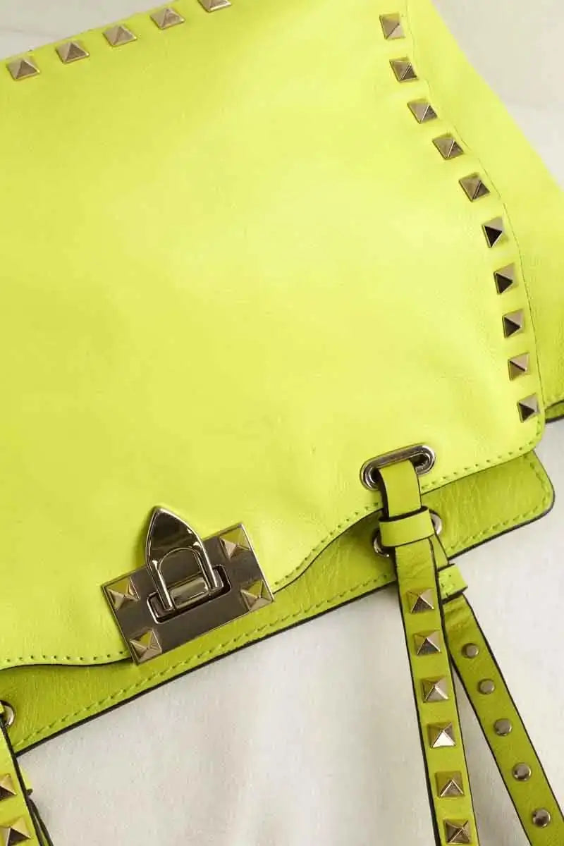 Sacs à bandoulière Valentino Rockstud Jaune