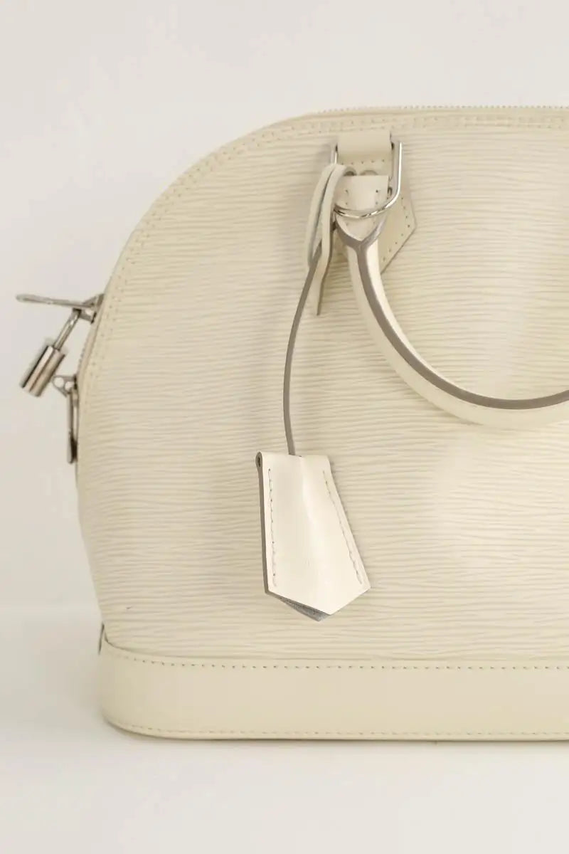 Sac à main Louis Vuitton Alma Ecru