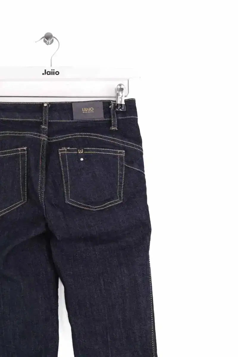 Jean droit Liu Jo Bleu en Coton