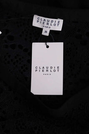 Robe Claudie Pierlot Noir en Synthétique