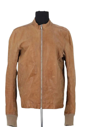 Blouson Rick Owens Camel en Cuir, taille L - Seconde Main