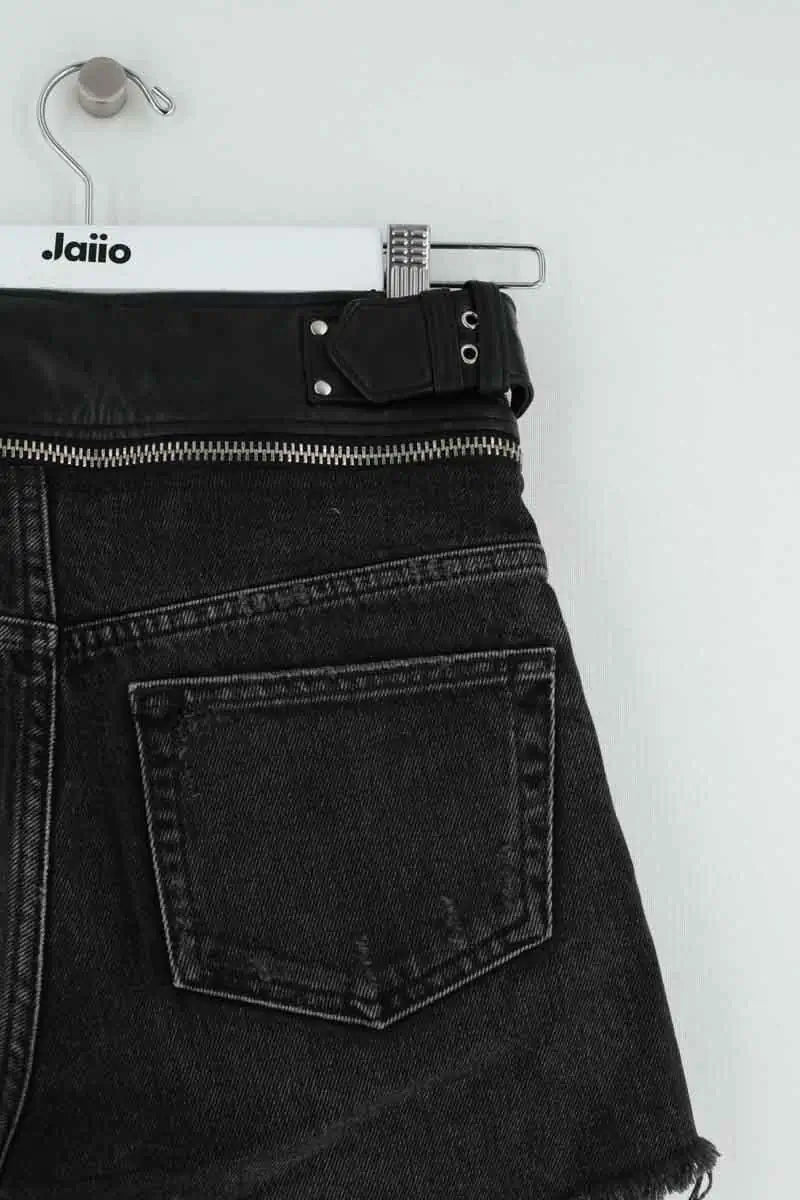 Mini short The Kooples Noir en Coton