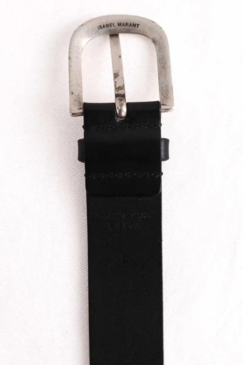 Ceinture Isabel Marant Noir en Cuir