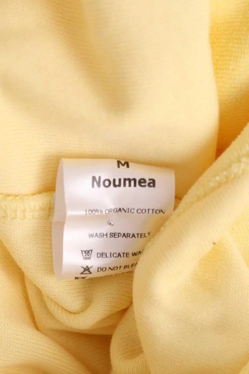 Robe Welcome Bob Jaune en Coton