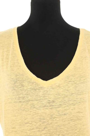 T-shirt Des Petits Hauts  Jaune