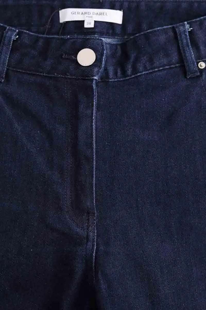 Jean droit Gerard Darel Bleu en Coton