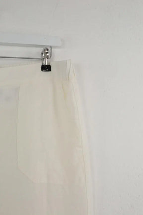 Pantalon droit Devernois  Blanc