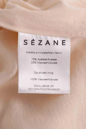 Robe Sézane Rose en Synthétique