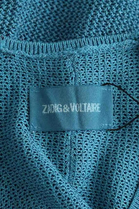 Top sans manche Zadig & Voltaire Bleu en Viscose