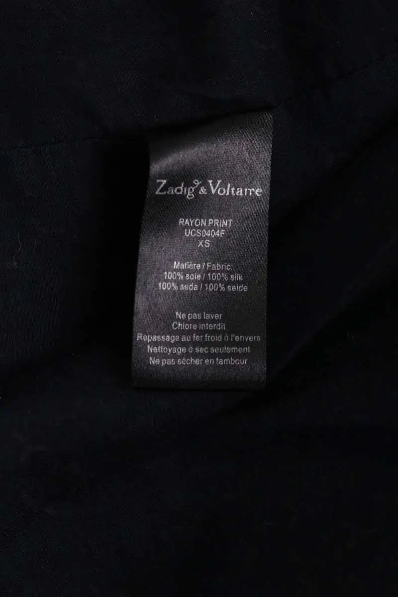 Robe Zadig & Voltaire Vert en Soie