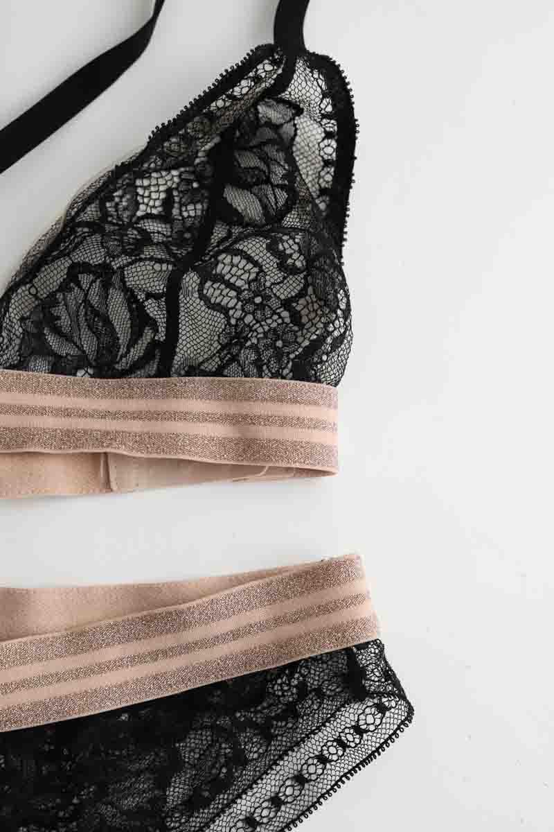 Ensemble de lingerie Livy  Noir