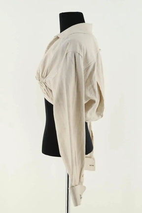 Top Jacquemus Beige en Coton