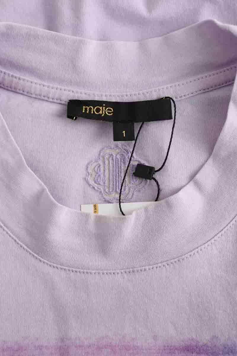 Top  Maje  Violet en Coton