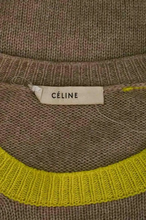 Pull Celine Beige en Cachemire