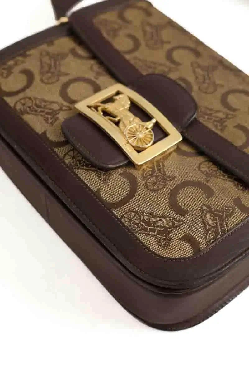 Sac à bandoulière Celine Crécy vintage Marron en Cuir
