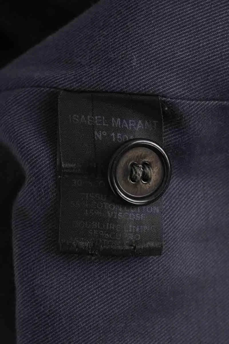 Manteau Isabel Marant Anthracite en Laine
