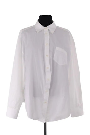 Chemise Prada Blanc en Coton, taille M - Seconde Main