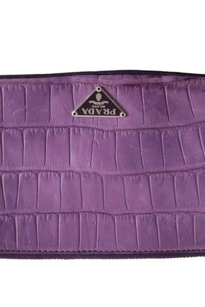 Pochette Prada Violet en Cuir