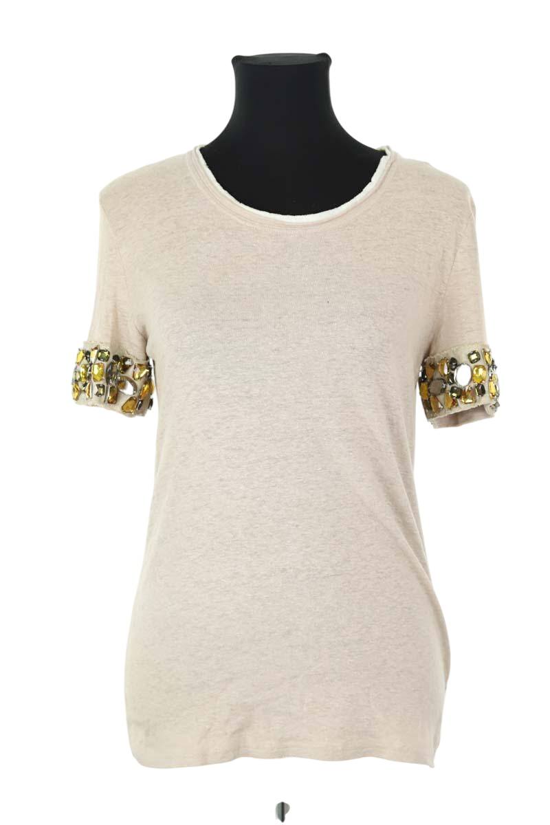 T-shirt Tory Burch  Beige
