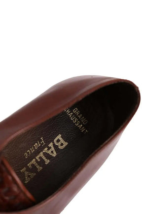 Chaussures à lacets Bally Marron en Cuir