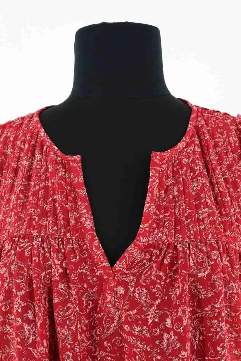 Blouse Ba&Sh Rouge en Synthétique