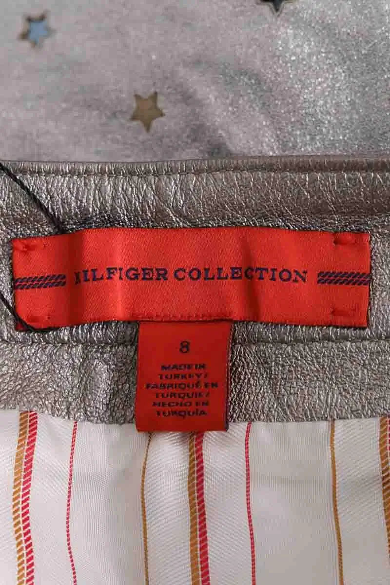 Jupe Tommy Hilfiger Argent en Synthétique