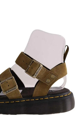 Mules Dr. Martens Kaki en Daim