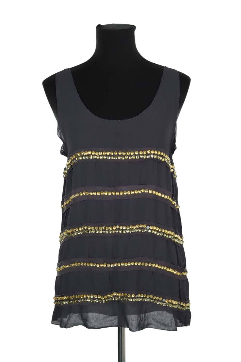 Top sans manche Malène Birger  Gris