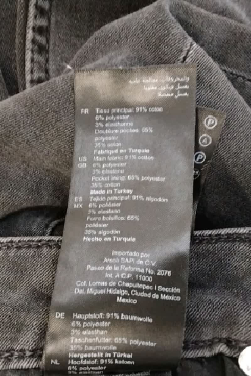 Jean slim Sandro  Gris