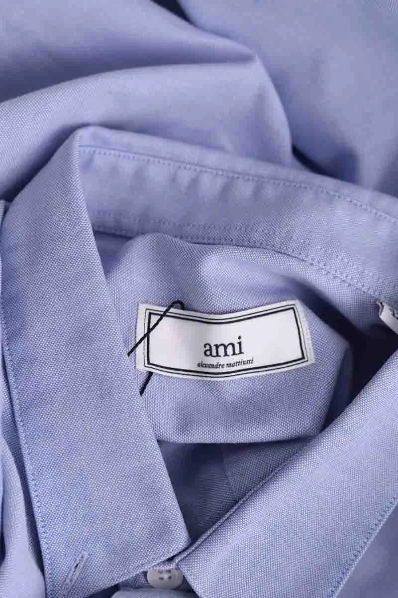 Chemise Ami Bleu en Coton