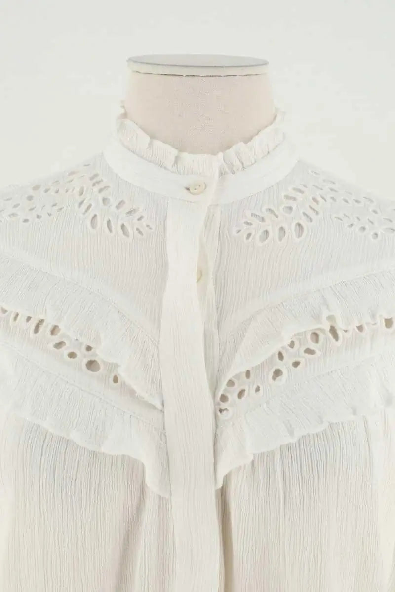 Blouse Isabel Marant Étoile Blanc en Coton