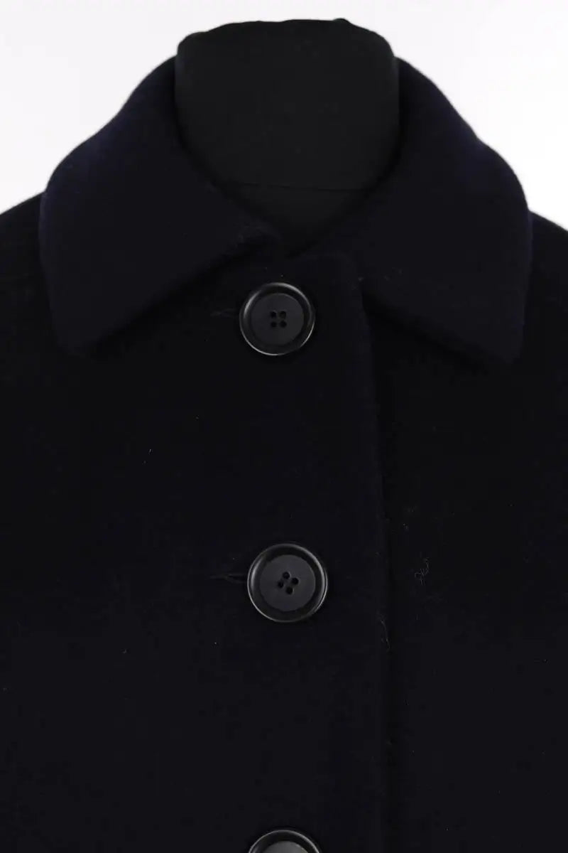 Manteau Maje Marine en Laine